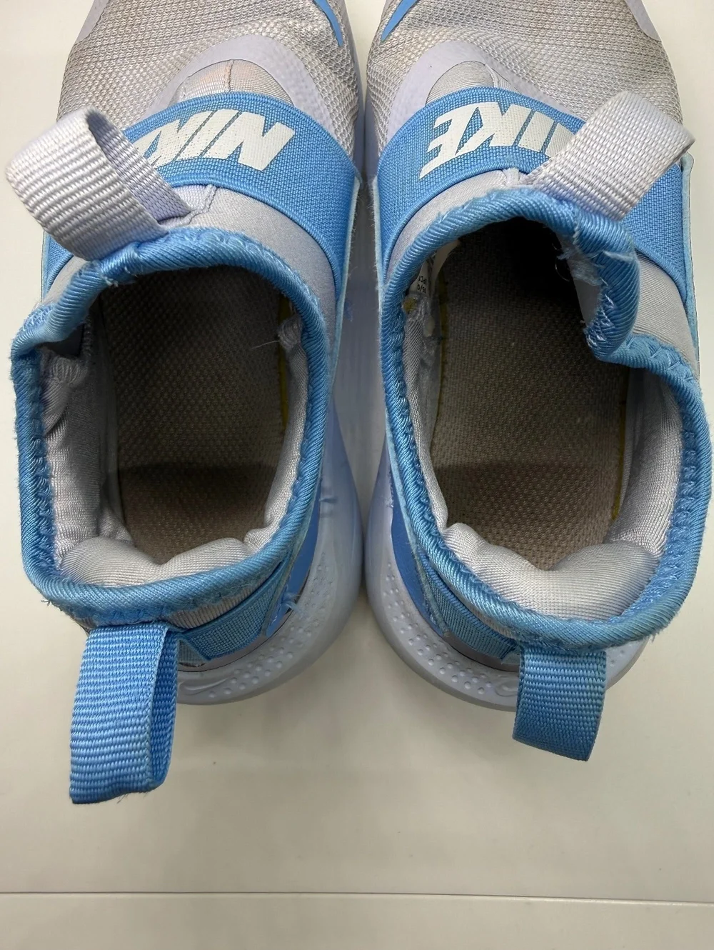 Nike Flex Runner 4 PS IF2894-006 Ghost Blue Slip On Running Shoes Kids Size 13C